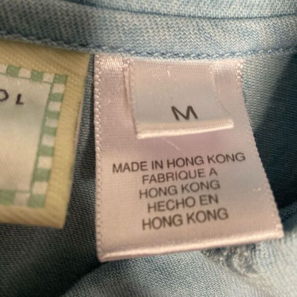 Vintage Womens Medium Demin Shirt Button Up Embroidered Susan Bristol Y2K - Picture 5 of 9